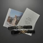 Leather gold belt "Moonchild"