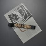 "Distance" leather belt