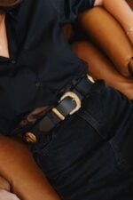 "Surrender" leather belt