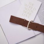 "Hopeless wonderer" leather belt