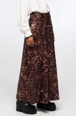 ROSETTE LONG SKIRT - Jacquard