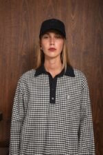 OBSERVER POLO BLOUSE BLACK