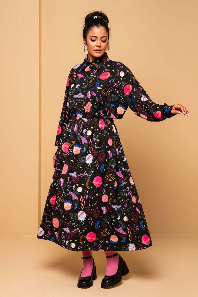 Malena Skirt Black Claim Your Space Φούτερ Φούστα Petit Boutik - Image 2