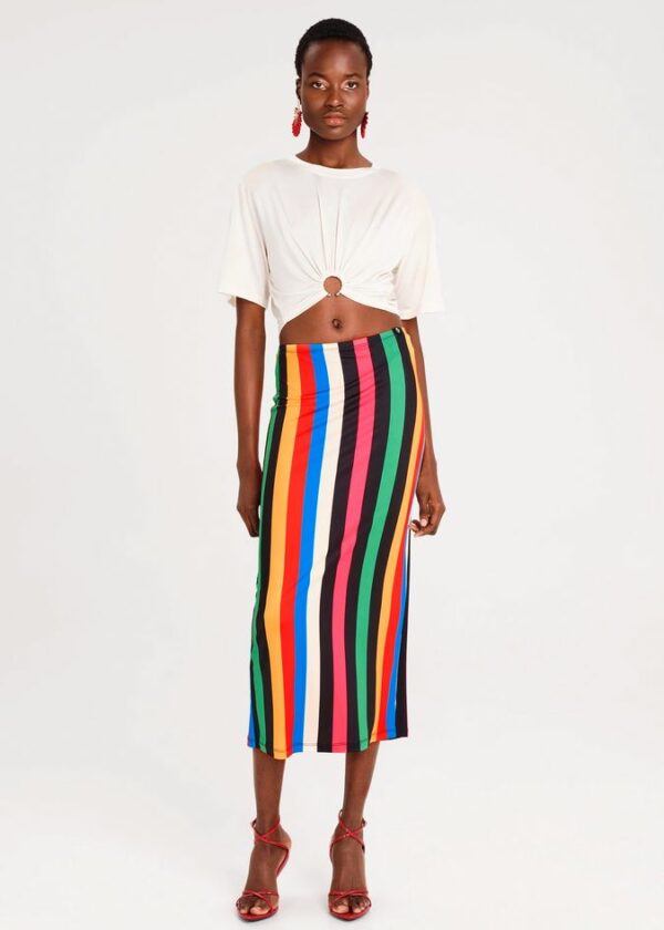RHYTHM MIDI SKIRT