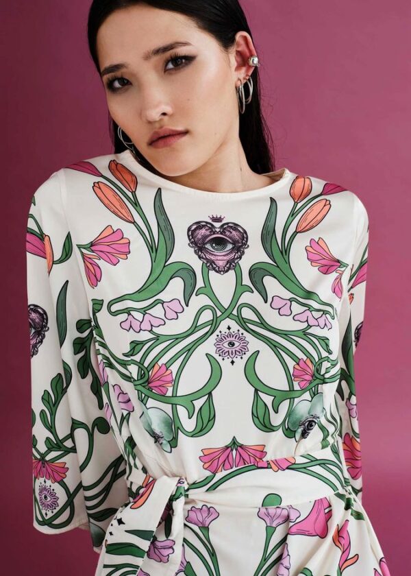 FLEUR DRESS - Silky