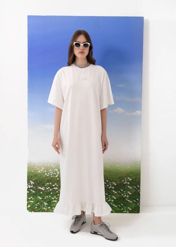 EASY LIVING DRESS WHITE
