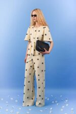 DAISY GABARDINE PANTS BLACK