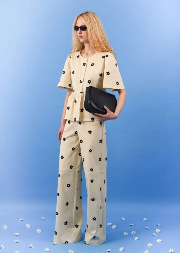 DAISY GABARDINE PANTS BLACK
