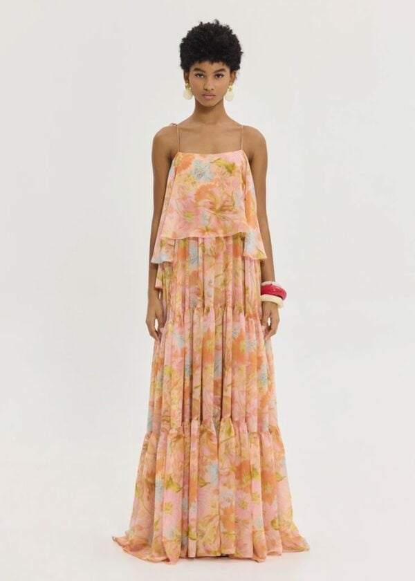 Karenina Dress (Peach)